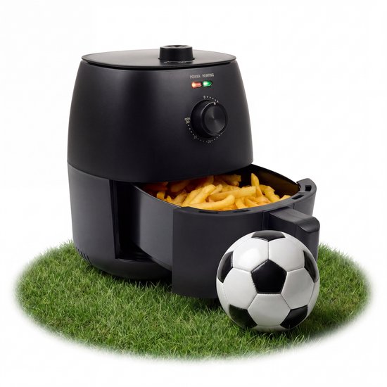 Airfryer Tristar FR‑9014 – Mini Crispy Fryer – 2 Liter – Compact Heteluchtfriteuse voor 1–2 Personen – 1150W – Vetarm Bakken – Zwart