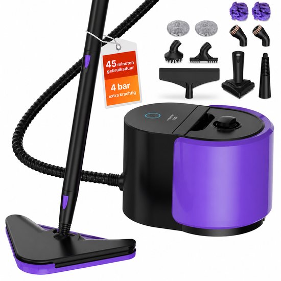Motionflow PRO stoomreiniger – 1500W – 1.5L watertank