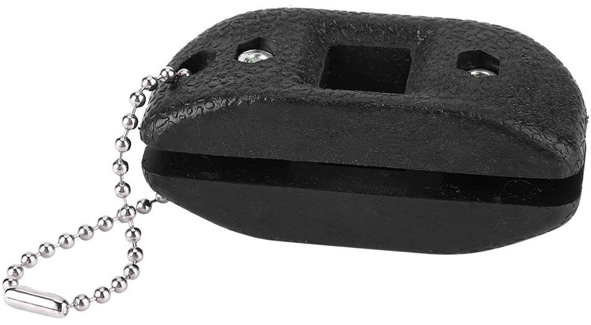Dailygoods- Schaatslijper Draagbaar - Messenslijper - Slijpsteen - Gereedschap - 6,5 x 3 x 2,5 cm - Hoogwaardig Zandmateriaal