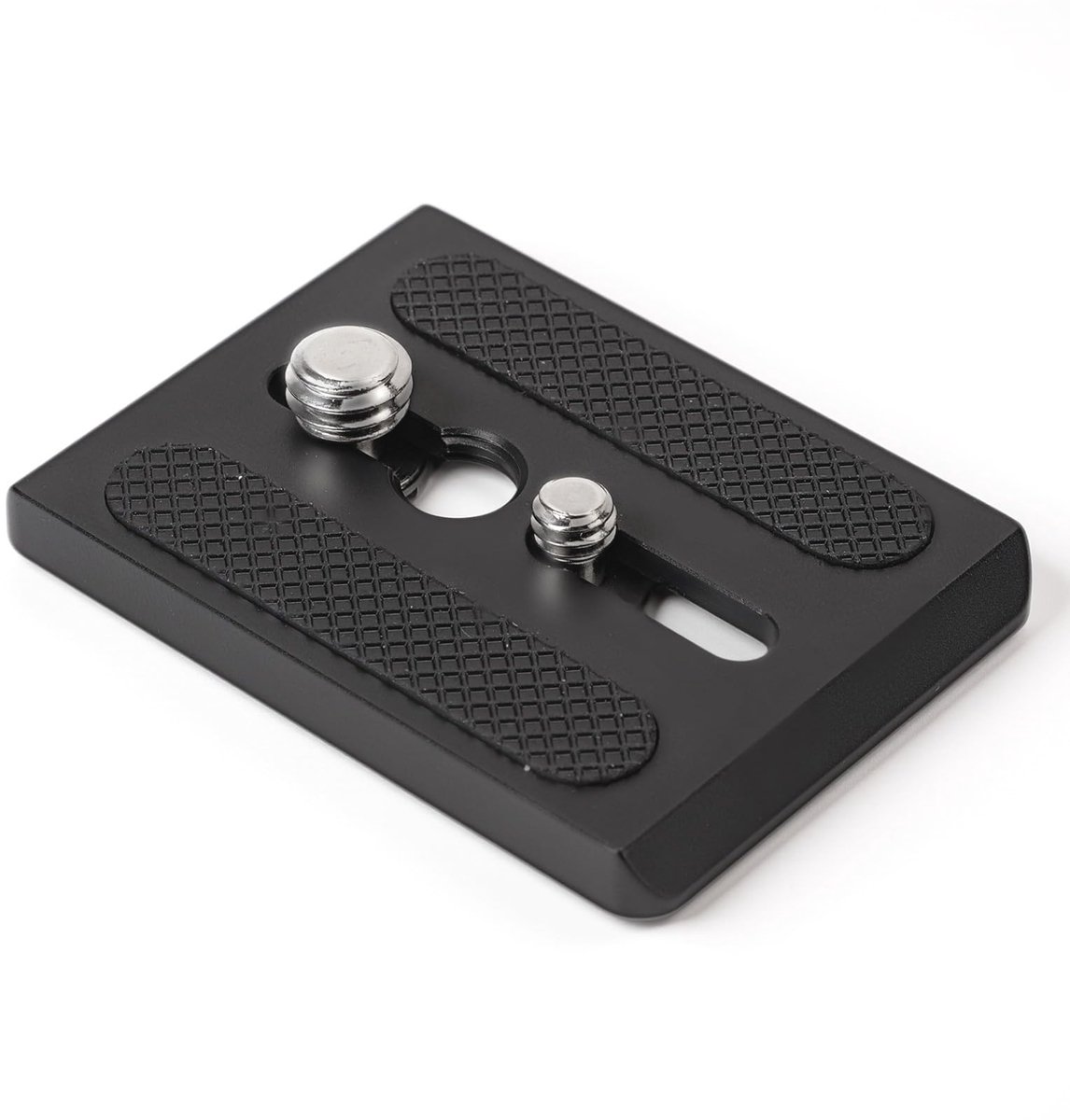 Dailygoods- Statiefplaat Lichtgewicht Aluminium - Quick Release Plaat - Rubberen Voetkussen - Antislip - Schokabsorberend - Professioneel Gereedschap - Tripod Plate