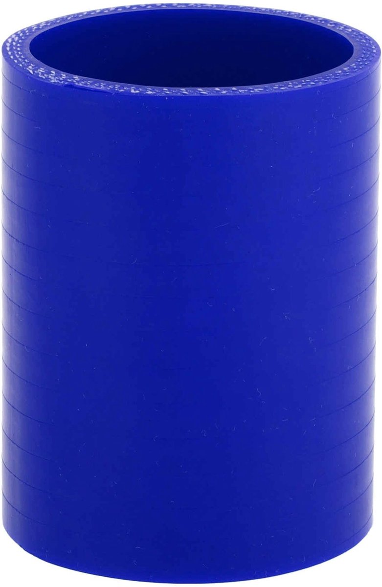 Dailygoods- Siliconen Slang 51 mm - 76 mm Lengte - 3-laags - Hoge Temperatuur Weerstand - Luchttoevoer/Turbo/Intercooler - Blauw - Koelslang