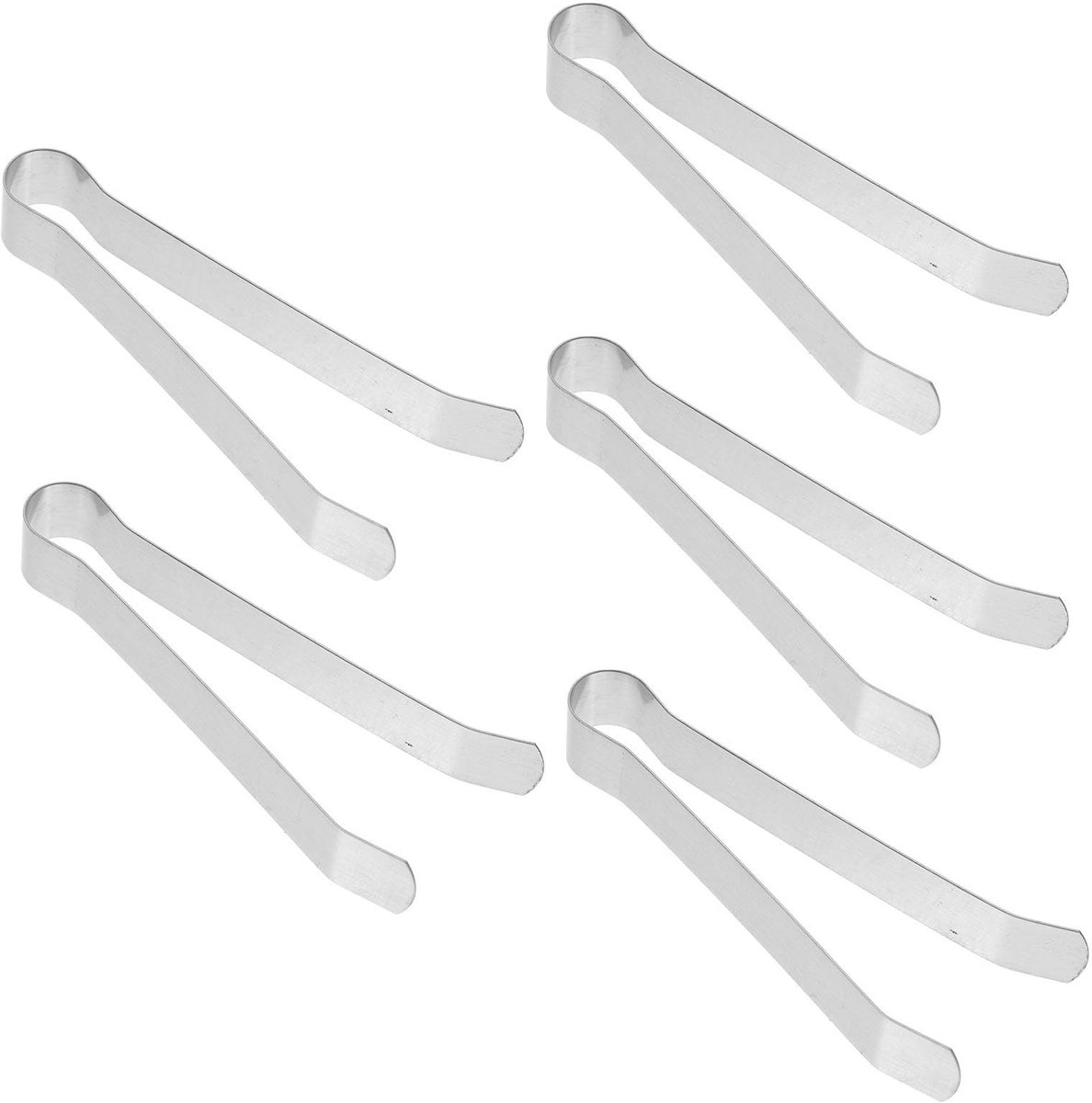 Dailygoods - Kaarsdoofscissors Set - RVS en Duurzaam - Veilig in Gebruik - Set van 5 - Kaarsaccessoires - Ideaal voor Thuis - Wick Trimmers