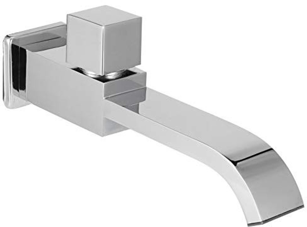 Dailygoods- Wastafelkraan Koud Water - Wandmontage - Massief Messing - Badkamer Accessoire - Hoogwaardige Kwaliteit - Betaalbare Prijs - Waterkraan