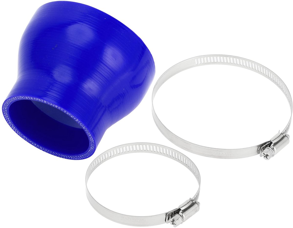 Dailygoods- Silicone Slang 4-Laags - Binnendiameter 63mm/89mm - Lengte 76mm - Dikte 5mm - Temperatuurbestendig tot 300℃ - Geschikt voor Koelvloeistof - Koelslang