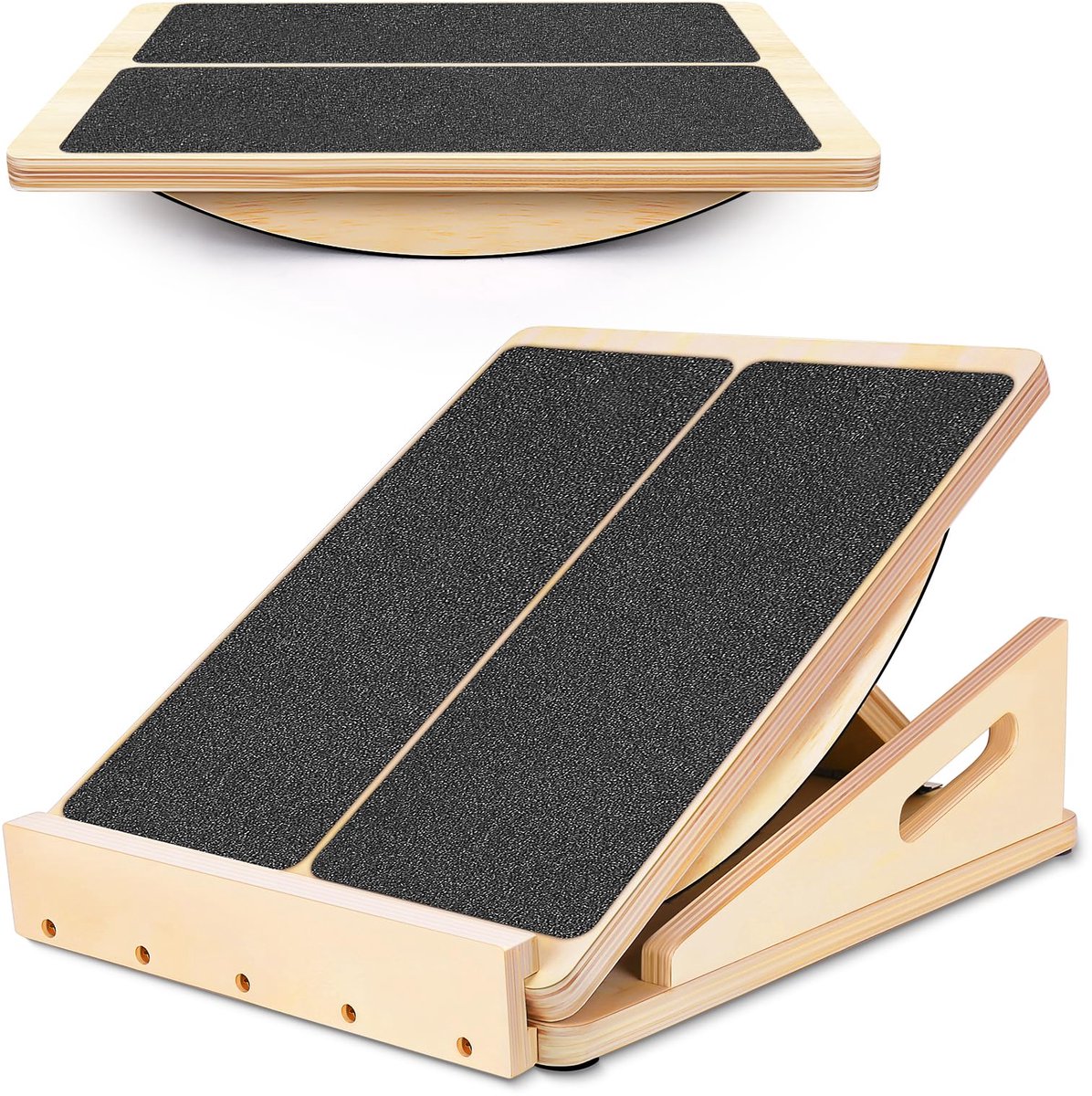 Premium Slant board – stretch board – kuit stretcher - Incline Board - Squat Wedge - squad block - 4 standen verstelbaar
