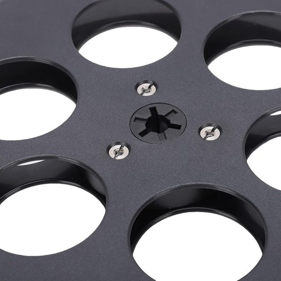 Lege Tapespoel - Opwikkelspoel Geluidsband - Analoge Opnames Maken - NAB Flens Winddichte Gaten - 7 Inch Diameter - Zwart — afbeelding 2