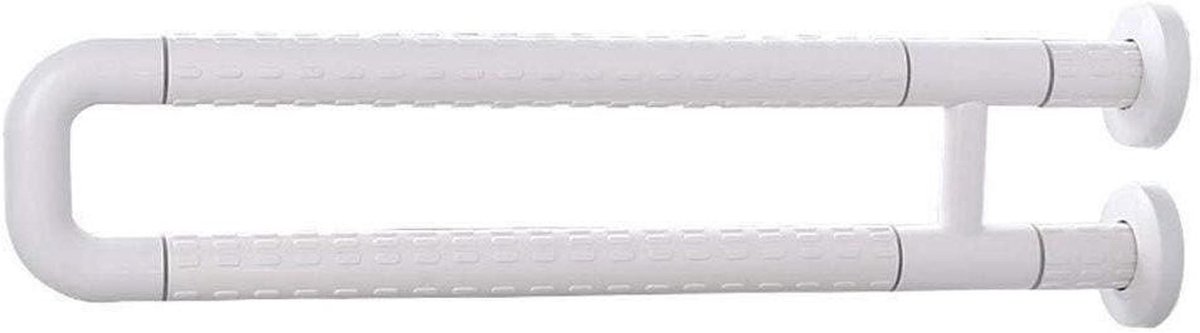 Veiligheidshandgreep - Badkamer leuning - Veiligheid in huis - Opvallende kleur - 60 cm - Wit