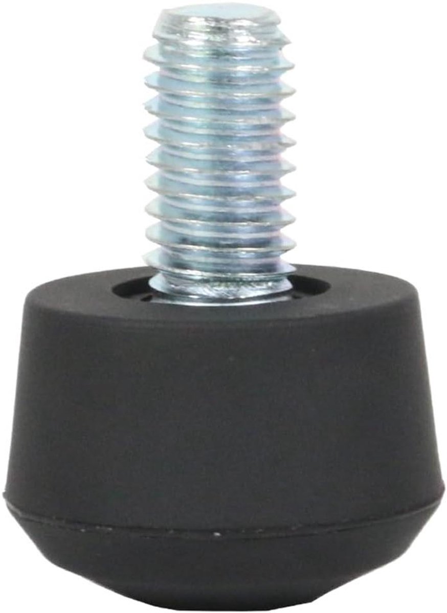 Statief Voetjes - Spikes Grip - Stabiliteit Verbeteren - 3/8 Inch Schroefdraad - Set van 1 - Zwart Zilver