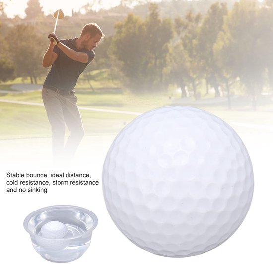 JHUBERS- Golfballen Drijvend 332 - Golftrainingsballen - Buitensporten - Waterdicht - Lange Afstand - Gewicht 40 g - Diameter 42,67 mm - Oefengolfballen van Jhubers — afbeelding 4
