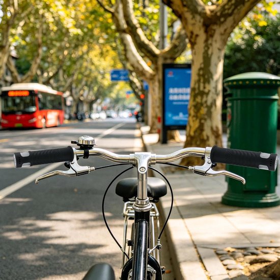 Fiets Richtingaanwijzers - Waarschuwingslamp Stuur - Veilig Fietsen - Draadloze Afstandsbediening - 14 cm Lengte - Zwart — afbeelding 2