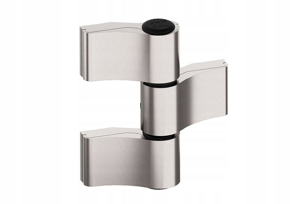 Wala 3-delig Deurscharnier 92mm INOX - 160kg Draagvermogen