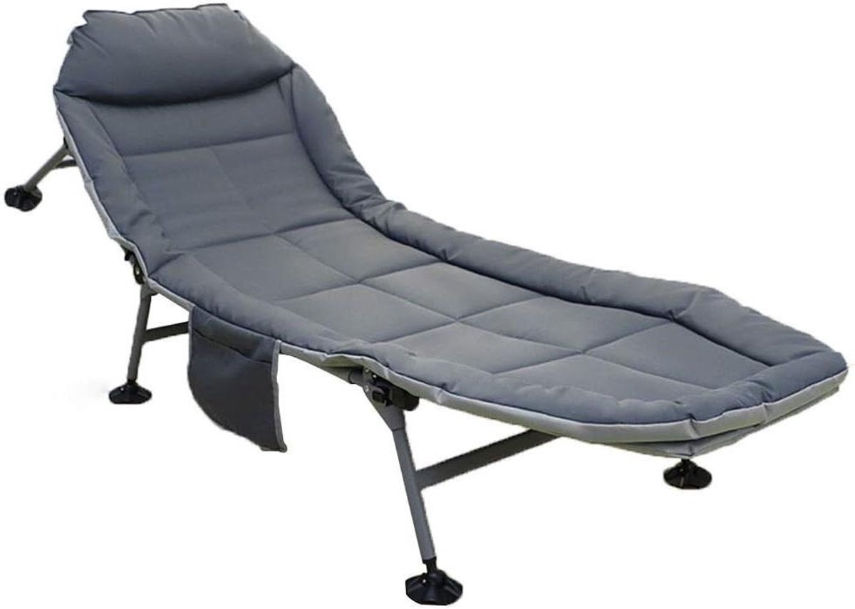 Opvouwbaar campingbed - Reisbed - Buiten ontspannen - Duurzaam ontwerp - 190x68x36 cm - Fauteuil