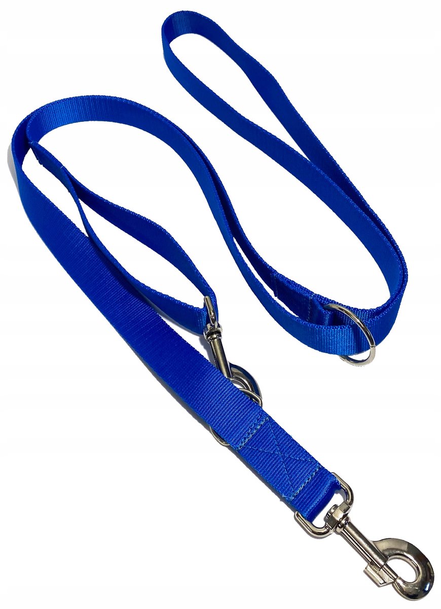 Verstelbare Hondenlijn 135-250 cm / 30 mm Breed - Blauw