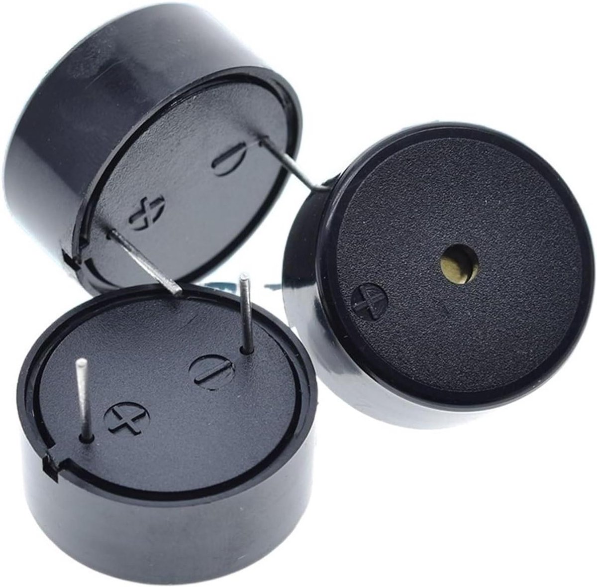 Piezo Zoemer - Alarm Component - Meldingen Genereren - Passief Geluid - 22 x 7 mm - Zwart