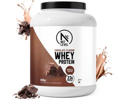 NXT Level - Whey Protein Powder - Eiwitpoeder met BCAA - Proteïne Poeder - Eiwitten - Voor Eiwit Shake - 66 Eiwitshakes - Chocolade 2KG