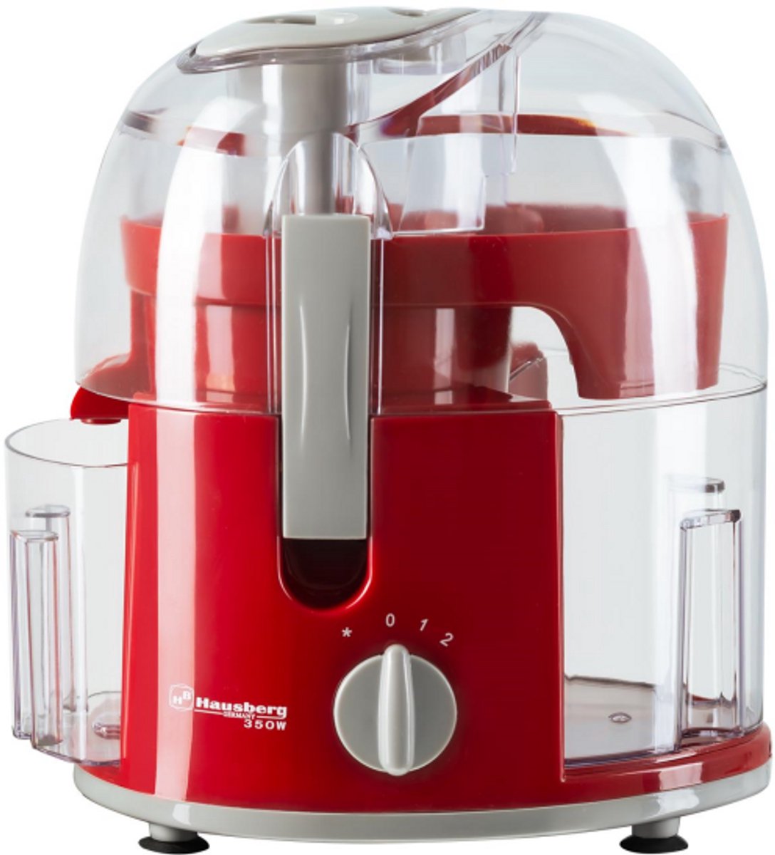 Hausberg sapcentrifuge HB-7500 Juicer - 350W - Zwart - 3 snelheden - 400ML