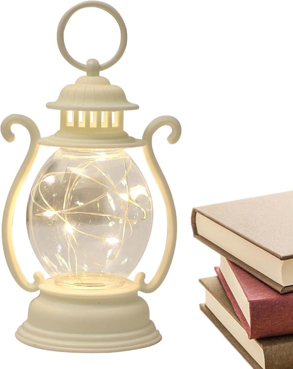 Led hanglantaarn - Rustieke buitenlamp - Gezellige sfeer creëren - Knipperende glinsterend