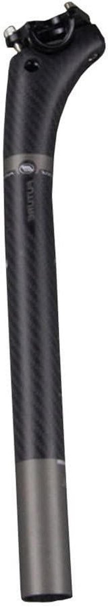 Fiets Zadelpen - Carbon Onderdeel - Comfortabel Fietsen - Lichtgewicht Materiaal - 30.8x350mm - Mat Zwart