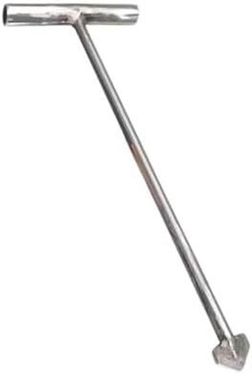 Mangathaak RVS - Zwaar Deksel Lifter - Putdeksels Verplaatsen - Moeiteloze Bediening - 50cm - Zilverkleurig