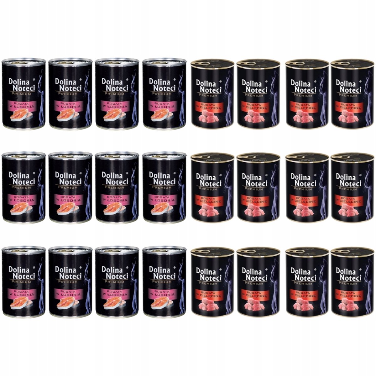 Dolina Noteci Dolina Noteci - Premium Kattenvoer - Zalm en Kalfs - 24x400g