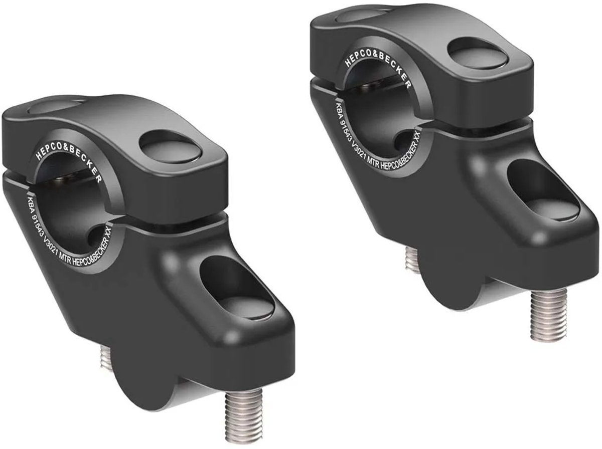 Hepco Becker Honda Gb 350 S 25-26 30mm/21mm Stuurverhoger Zwart