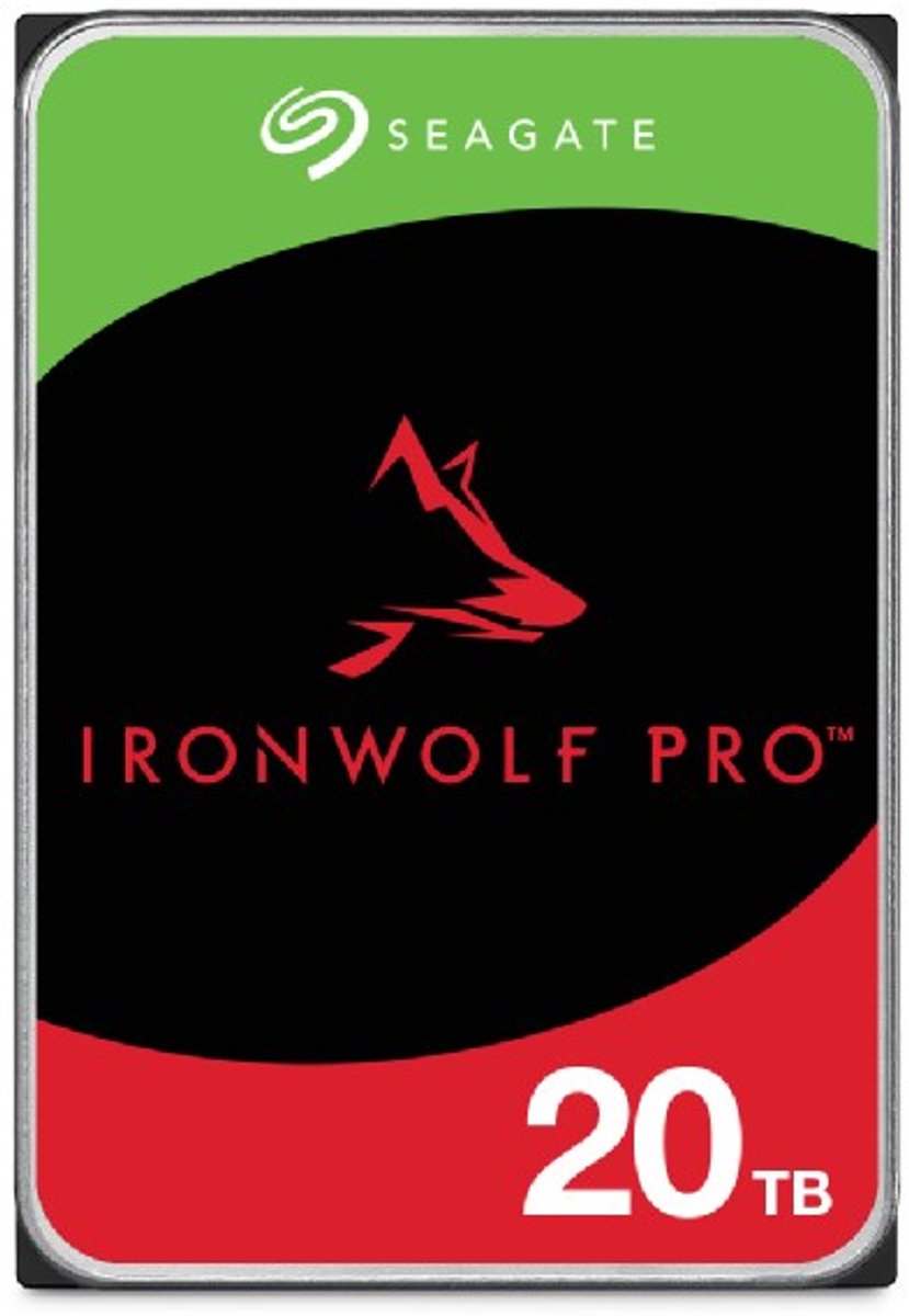Seagate IronWolf Pro Interne harde schijf NAS HDD 256MB Cache 20 TB