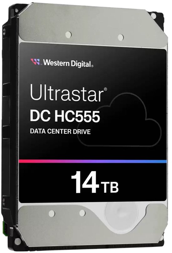 Western Digital Ultrastar DC HC555 - Interne harde schijf - 14 TB - 7200 RPM - HelioSeal Technologie — afbeelding 3