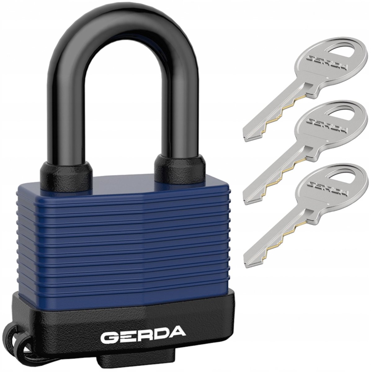 Gerda Aqua Modus S55A Waterdicht beugelhangslot met 3 sleutels