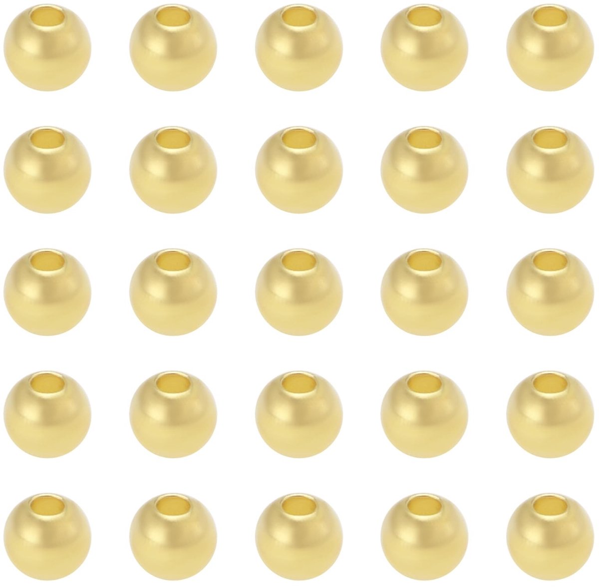 Dailygoods- Vliegvisbeads 100pcs - Messing Kralen - Gewicht voor Vissen - Verswater/Zoutwater - Ideaal voor Haak 10-12 - Duurzaam en Corrosiebestendig - Vliegvisaccessoires