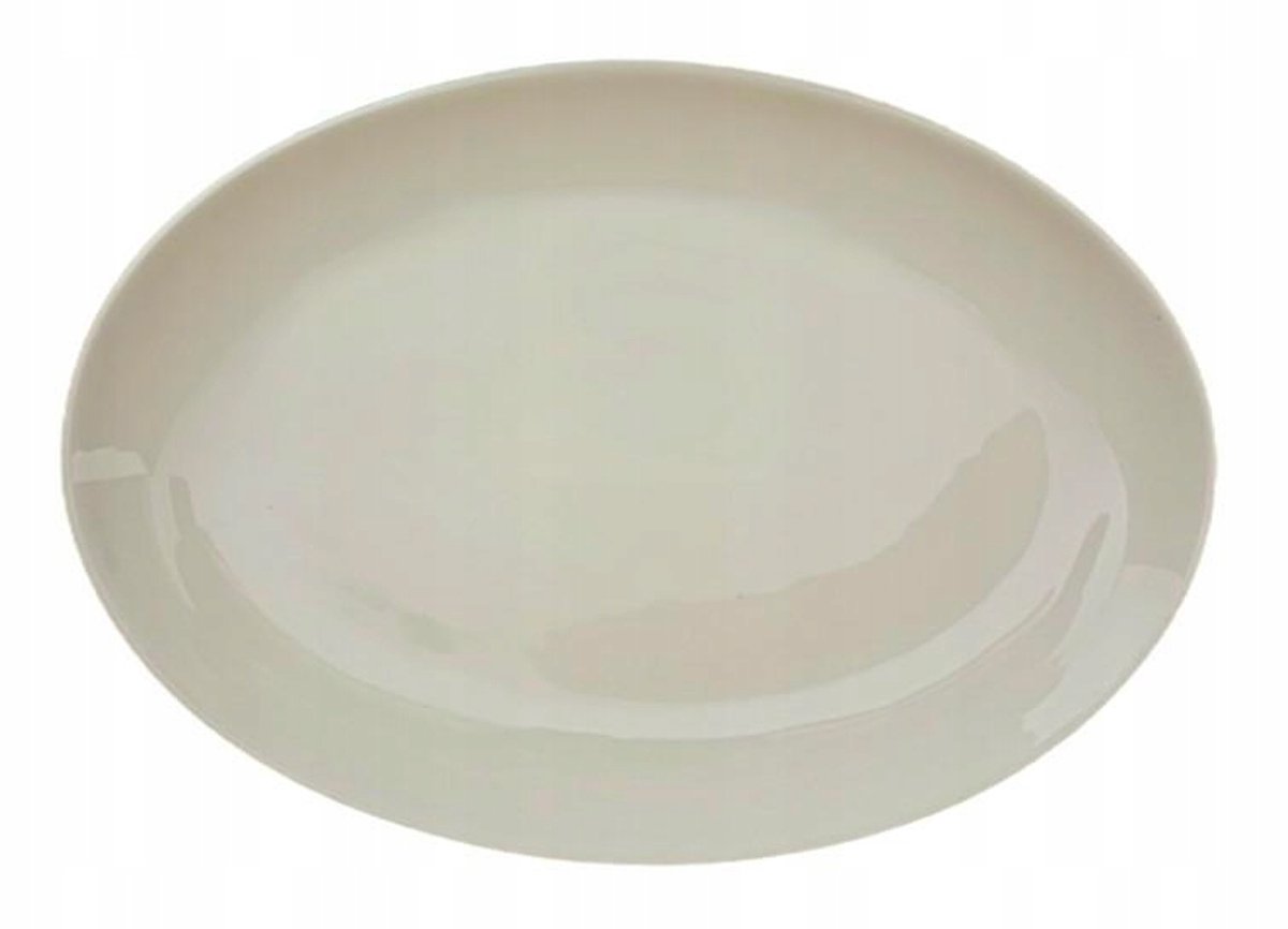 Ovale Serveerschaal 36 cm Bogucice Basis Crème AP102
