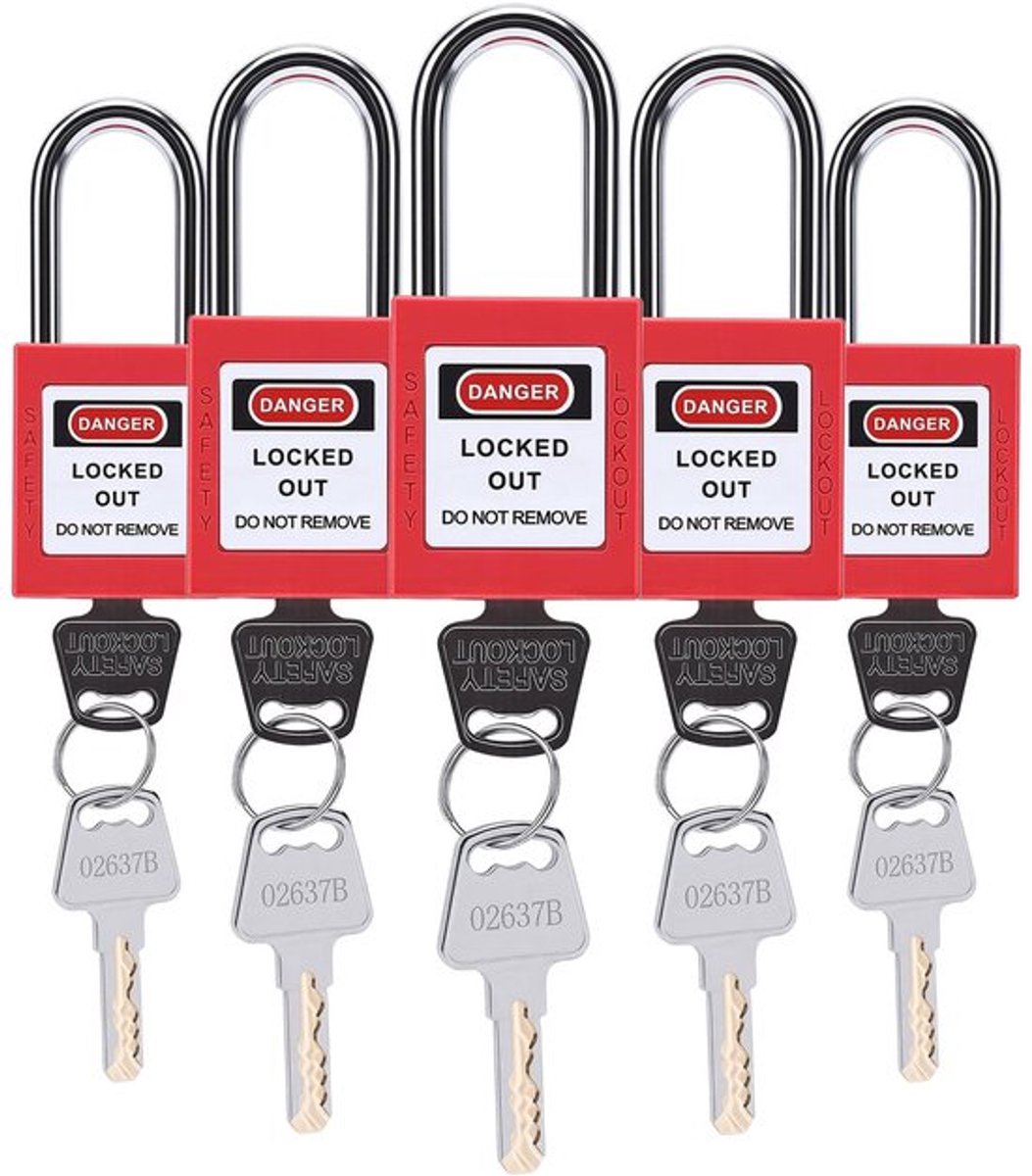 Allecto - Robuuste 38 mm lockout slotset - Veiligheidssloten