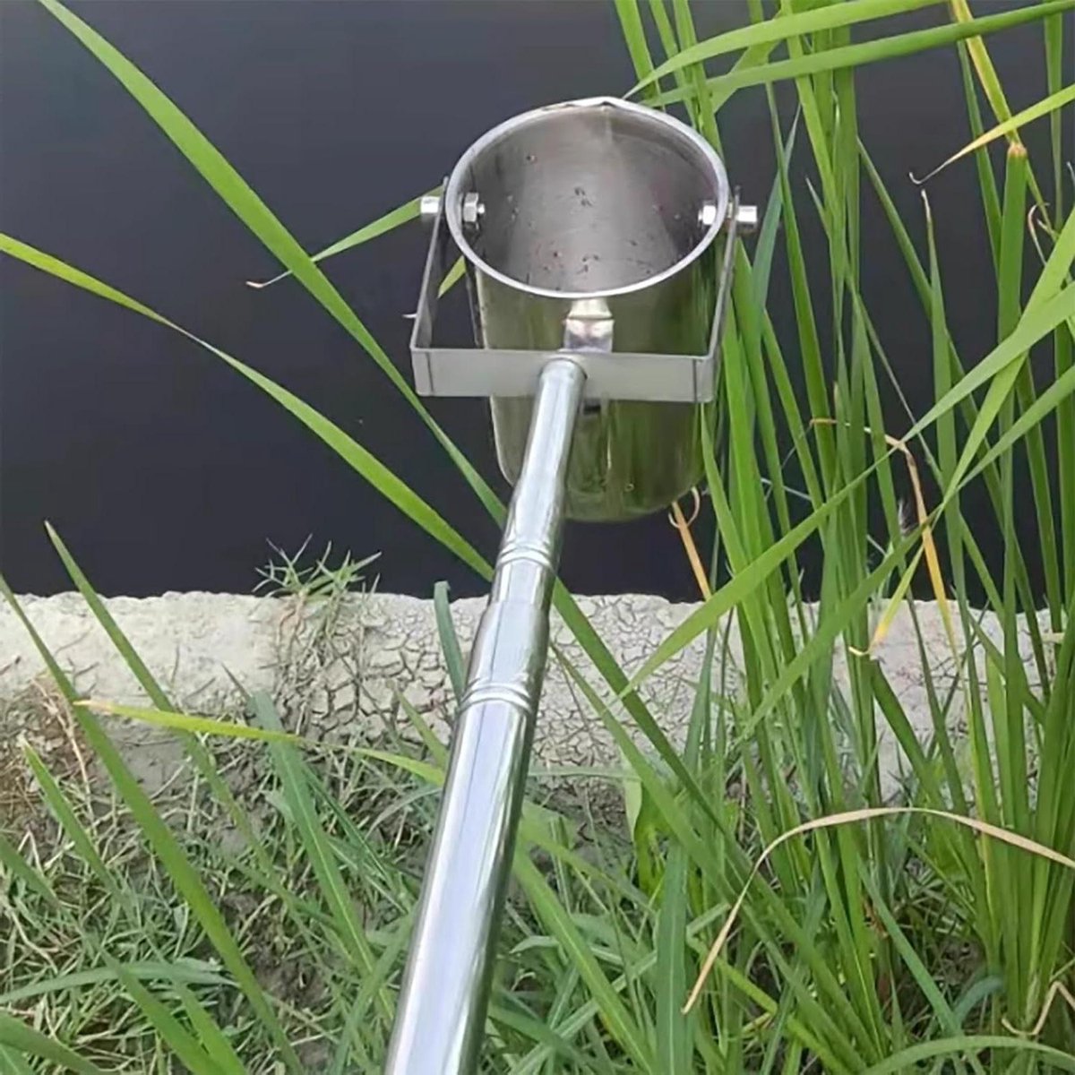 Metalen Water Sampler - Bemonsteringscontainer - Water Bemonsteren - Verstelbare Lengte - 500/1000ml - Zilver