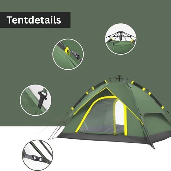 CLVP® 2 Persoons Tent - Trekking Tent - Campingtent van CLVP® — afbeelding 3