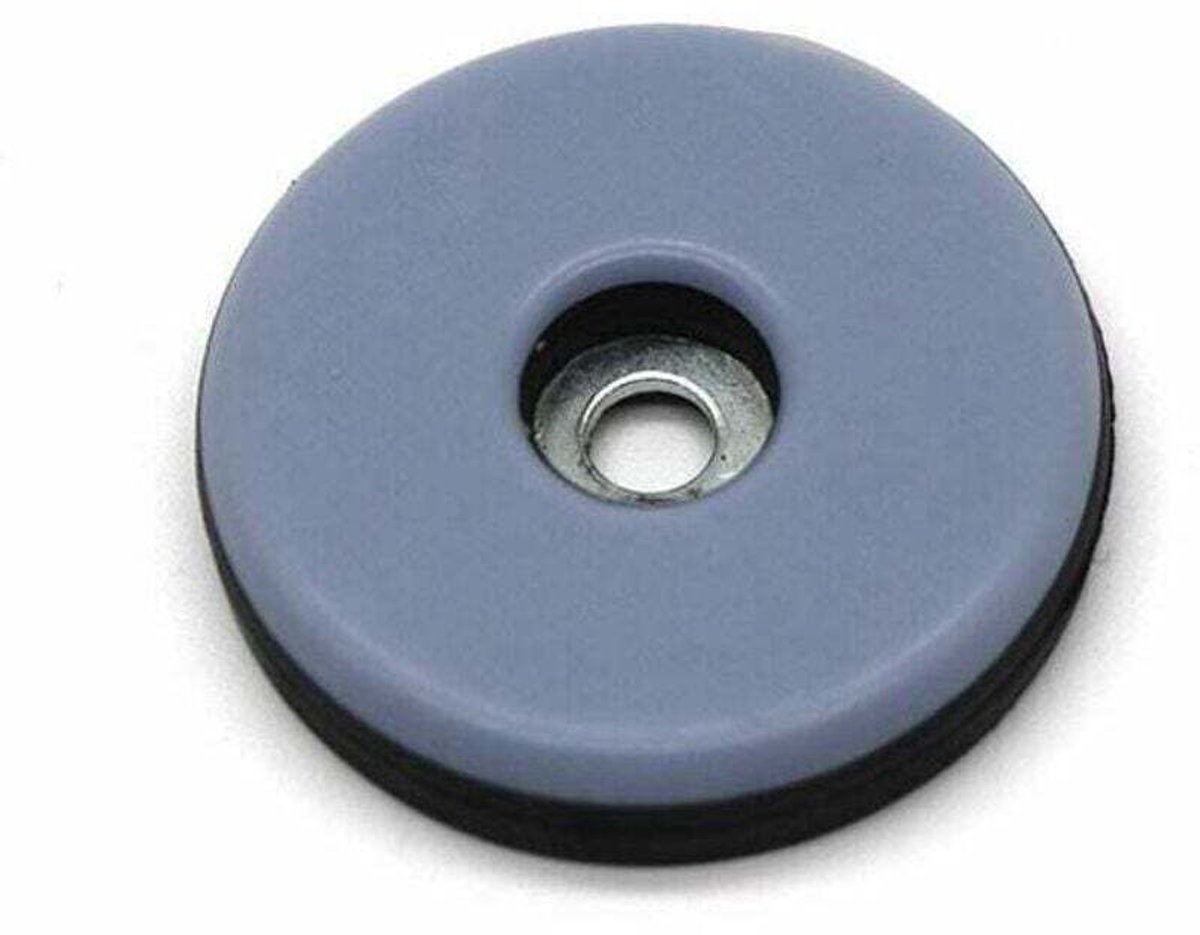 20 Teflon meubelwielen met schroeven - 19 mm diameter (rond) - PTFE (Teflon) meubelwielen