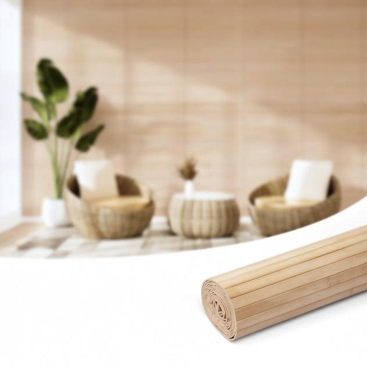 Maison Elara Bamboe Wandpaneel Gecarboniseerd 30 x 244 cm - Milieuvriendelijke Bamboe Lambrisering voor Muur en Plafond, Natuurlijke Interieur Decoratie