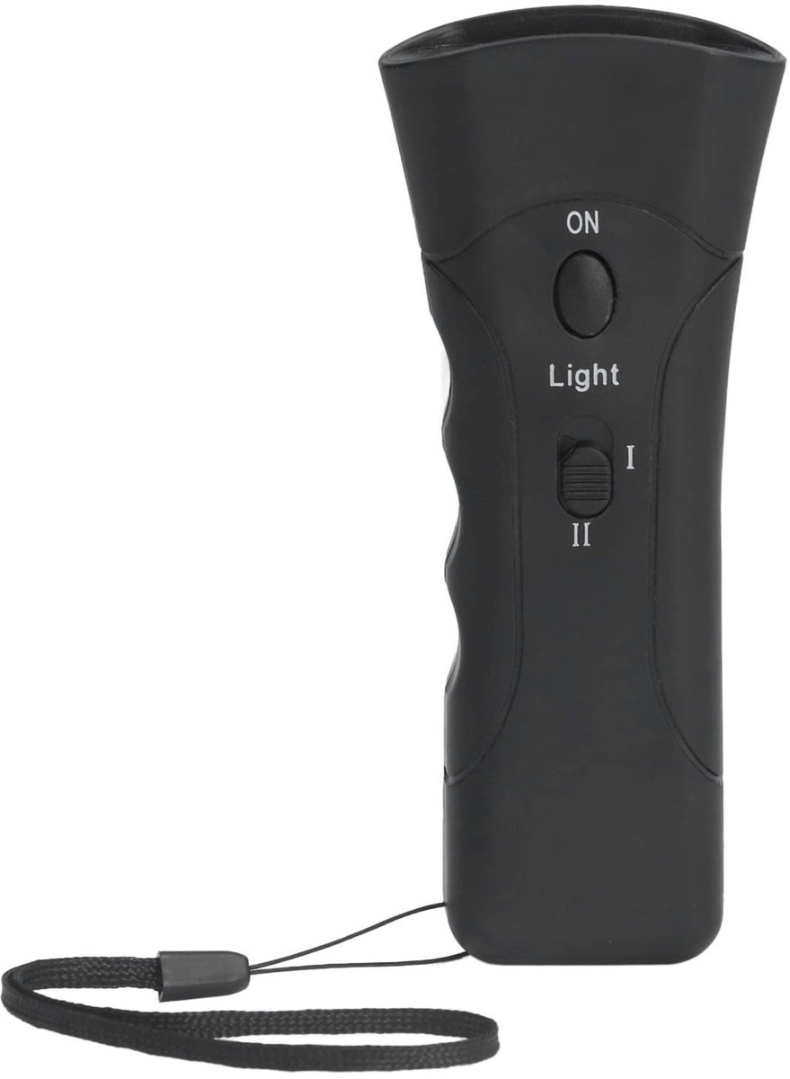 ZEYNOMAX - Ultrasone Dog Chaser - Hondentraining - Draagbaar en ergonomisch - LED functie - Antiblafproduct - Geschikt voor wandelen en joggen - Com...