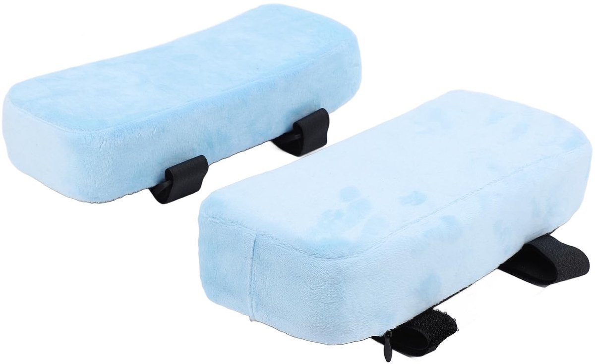 JHUBERS- Armsteun Ergonomisch - Memory Foam Kussen - Drukontlasting - Verbeterde Houding - Comfortabele Zitting - Geschikt voor Bureaustoel - Armleuning