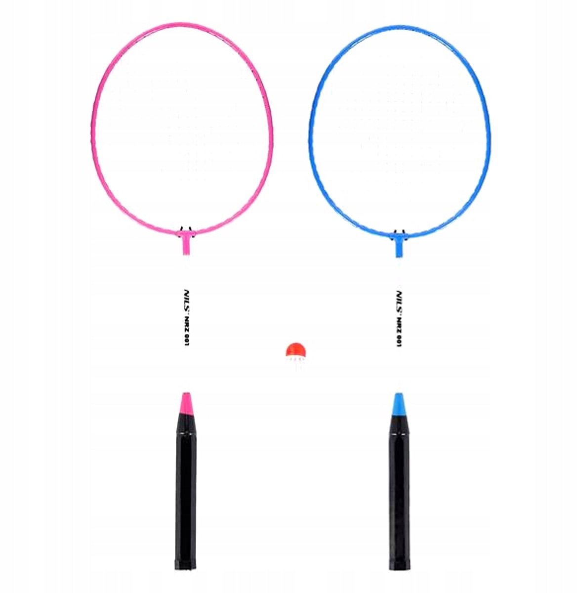 Badmintonset: 4 rackets en 11 shuttles - Perfect voor familieplezier