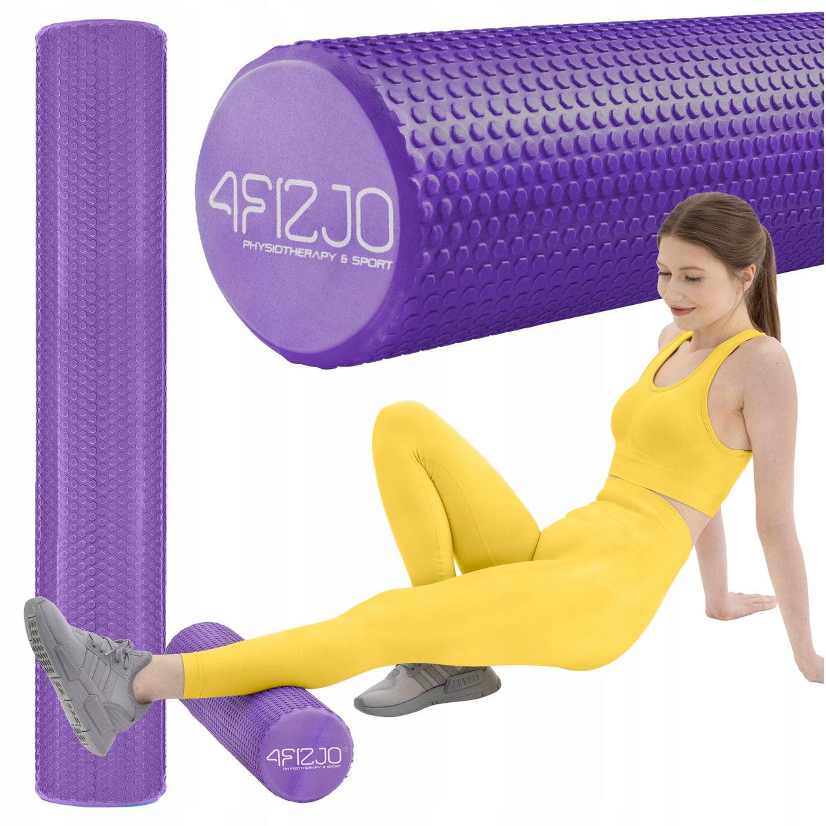 Massageroller 90 cm met nopje - Spierherstel en ontspanning