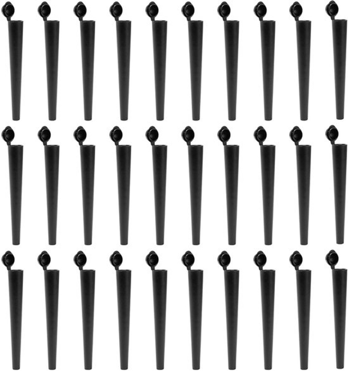Jhubersproducts - Plastic joint tube - Geurremmende houder - 30 stuks