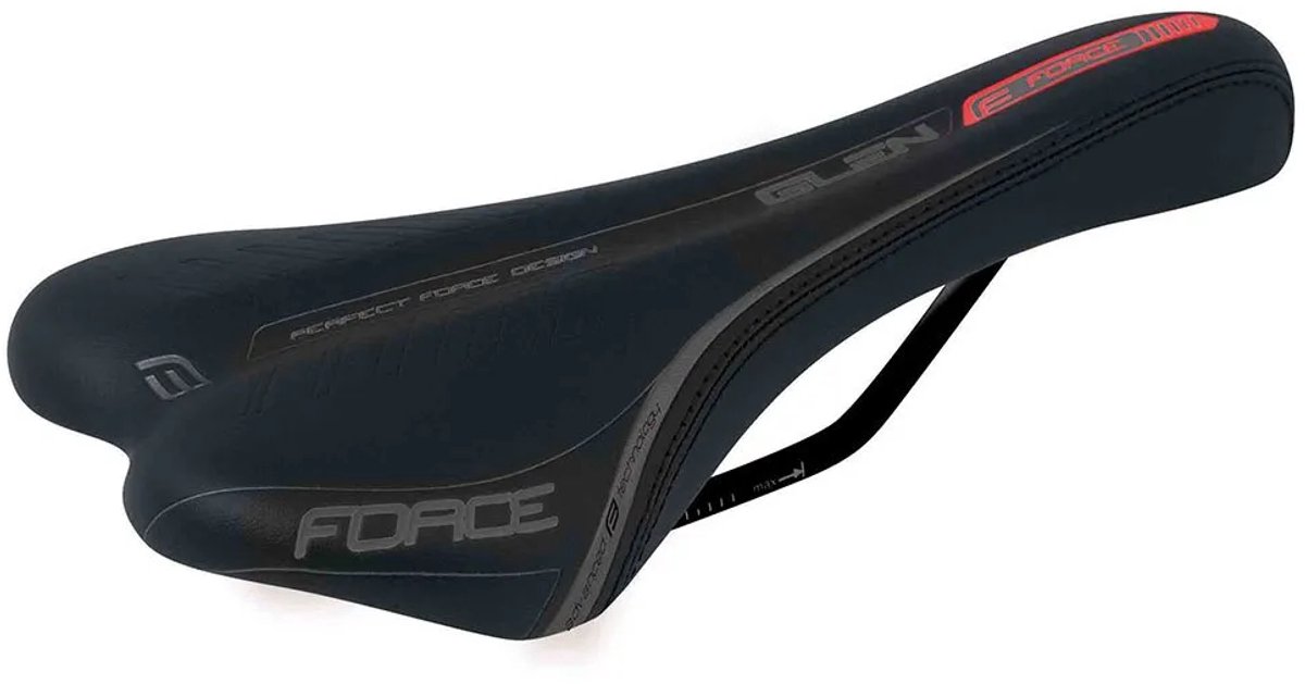 Force Glen Zadel Zwart 135 mm