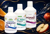 Biotica+CalciumMagnesium+Woman50 multivitamine is een unieke mix van vitaminen en mineralen. Al deze ingrediënten en nutriënten zorgen voor een verbetering van energie en uithoudingsvermogen. Deze blend valt onder de Multivitaminen