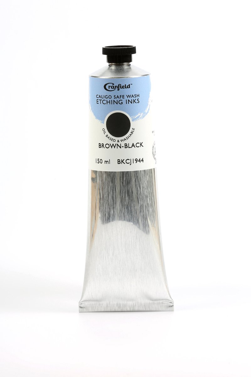 Cranfield Caligo Safe Wash - etsinkt (diepdruk), 150ml - oliebasis (waterafwasbaar) - bruin-zwart