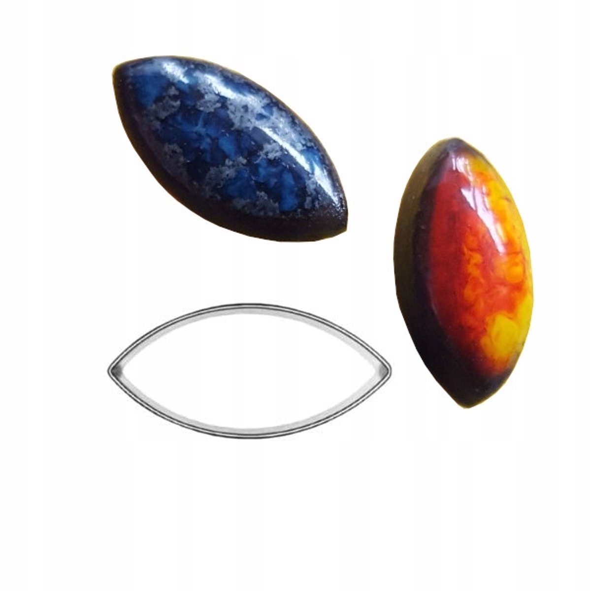 Mini Koekjesvorm Vel 1,5 cm - Suikerdecoratie & Taartdecoratie