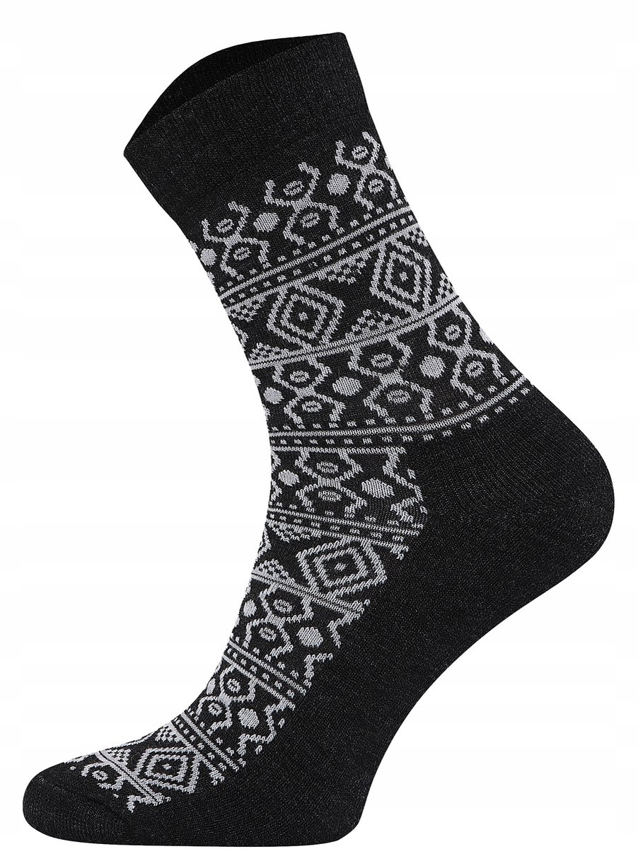 Comodo DailyAztec Merino Wandelsokken Warm & Ademend Grijs