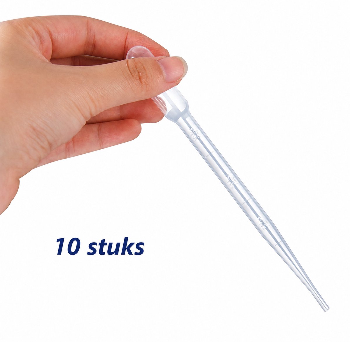 Okado Wegwerp Pipetten 3 ml (10 stuks) – Kunststof Doseerpipet Transparant – Voor Vloeistoffen & Precisiedosering – 15,5 cm – Morsvrij Overbrengen