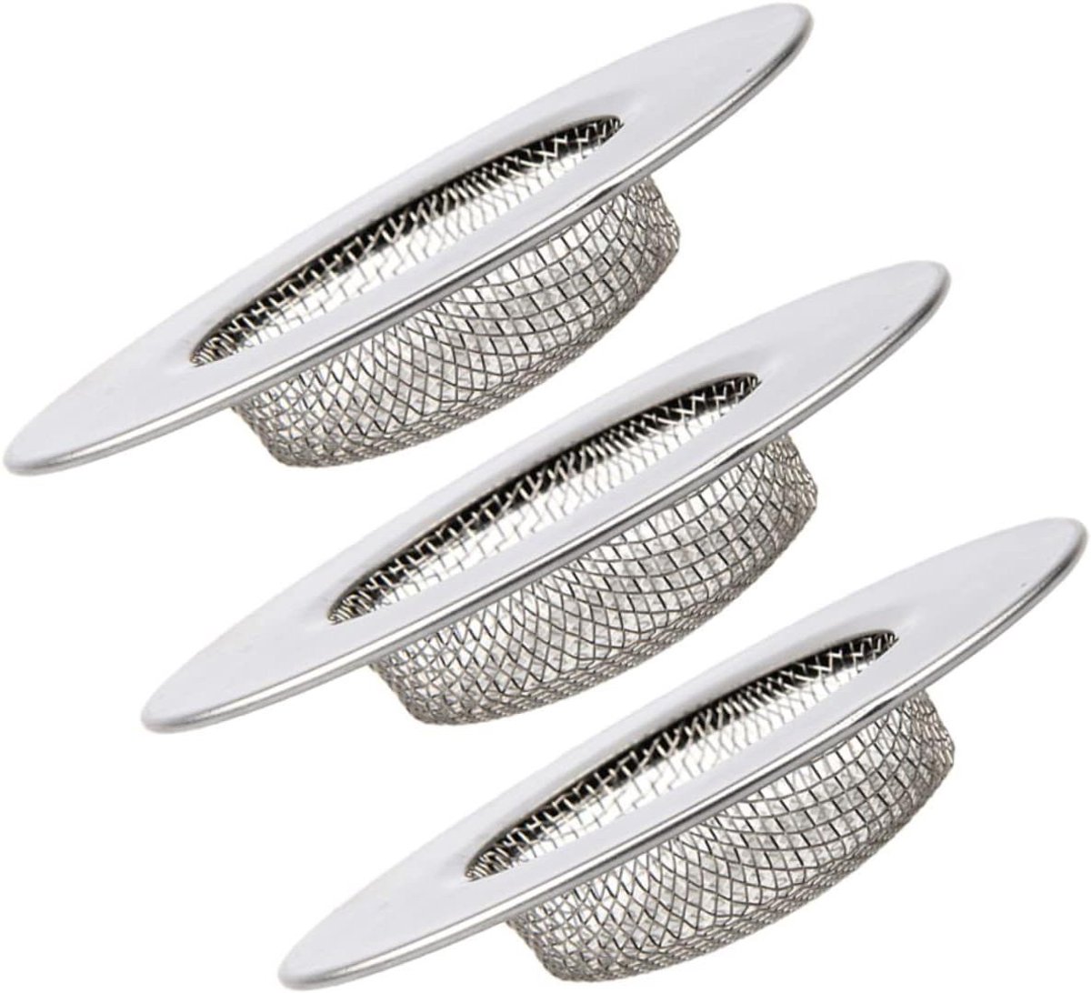 Haarvangers Voor Afvoer - Afvoerfilters - Voorkom Verstopping - Roestvrij Staal - 2 Sets - Zilver
