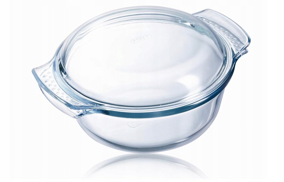 Pyrex Classic Ovenschaal 4.9L Rond - Hittebestendig Glas