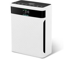 Luchtreiniger voor Allergieën met HEPA Filter – Air Purifier met CADR 250 m³/u en PM2.5 LED-Display – Stille 30 dB Slaapmodus tegen Stof, Pollen en Dierenhaar