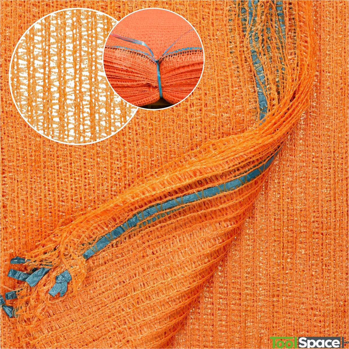Raschel Zakken 15kg - 50x60cm - Voor Groenten, Fruit & Hout